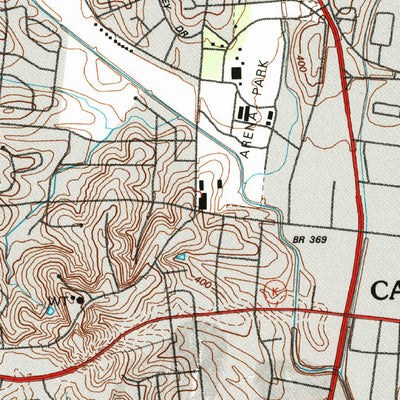 United States Geological Survey Cape Girardeau, MO-IL (1993, 24000-Scale) digital map