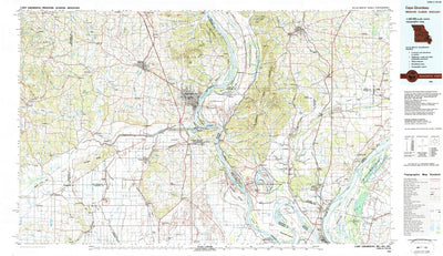 United States Geological Survey Cape Girardeau, MO-IL-KY (1986, 100000-Scale) digital map