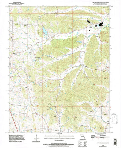 United States Geological Survey Cape Girardeau NE, MO (1993, 24000-Scale) digital map