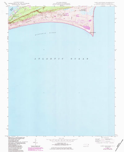 United States Geological Survey Cape Hatteras, NC (1948, 24000-Scale) digital map