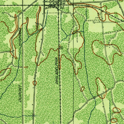 United States Geological Survey Cape Henlopen, DE-NJ (1919, 62500-Scale) digital map