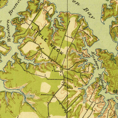 United States Geological Survey Cape Henry, VA (1919, 62500-Scale) digital map
