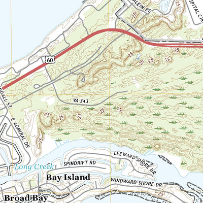 United States Geological Survey Cape Henry, VA (2019, 24000-Scale) digital map