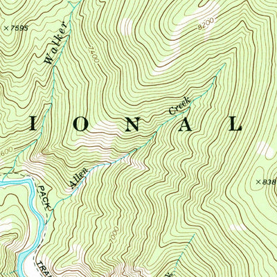 United States Geological Survey Cape Horn Lakes, ID (1972, 24000-Scale) digital map