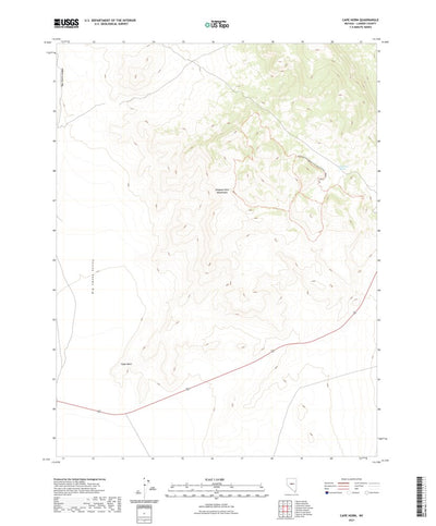 United States Geological Survey Cape Horn, NV (2021, 24000-Scale) digital map