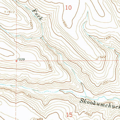 United States Geological Survey Cape Horn SE, WA (1966, 24000-Scale) digital map