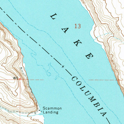 United States Geological Survey Cape Horn SE, WA (1966, 24000-Scale) digital map