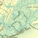 United States Geological Survey Cape May, NJ (1888, 62500-Scale) digital map