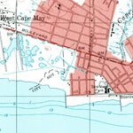 United States Geological Survey Cape May, NJ (1995, 24000-Scale) digital map