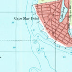 United States Geological Survey Cape May, NJ (1995, 24000-Scale) digital map