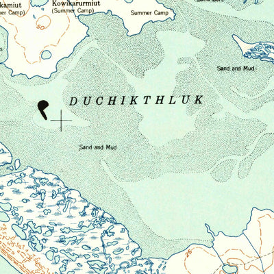 United States Geological Survey Cape Mendenhall D-4, AK (1952, 63360-Scale) digital map