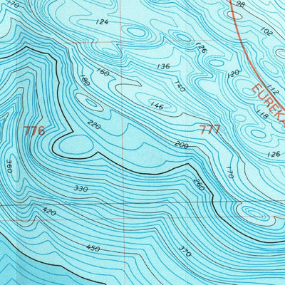 United States Geological Survey Cape Mendocino, CA (1989, 100000-Scale) digital map