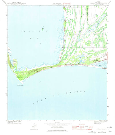 United States Geological Survey Cape San Blas, FL (1943, 24000-Scale) digital map