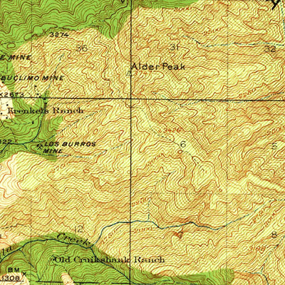 United States Geological Survey Cape San Martin, CA (1921, 62500-Scale) digital map