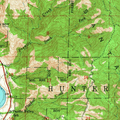 United States Geological Survey Cape San Martin, CA (1948, 62500-Scale) digital map