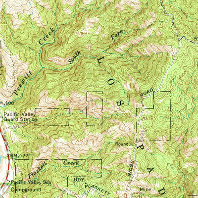 United States Geological Survey Cape San Martin, CA (1961, 62500-Scale) digital map