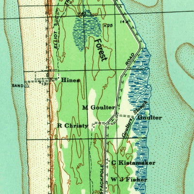 United States Geological Survey Cape Shoalwater, WA (1938, 62500-Scale) digital map