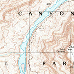 United States Geological Survey Cape Solitude, AZ (1999, 24000-Scale) digital map