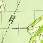 United States Geological Survey Cape Vincent North, NY (1942, 31680-Scale) digital map