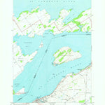 United States Geological Survey Cape Vincent North, NY (1958, 24000-Scale) digital map