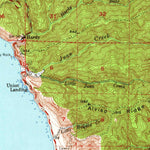 United States Geological Survey Cape Vizcaino, CA (1950, 62500-Scale) digital map