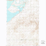 United States Geological Survey Capeneys Lake, MT (1947, 24000-Scale) digital map