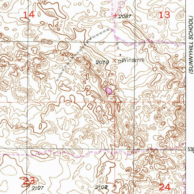 United States Geological Survey Capeneys Lake, MT (1947, 24000-Scale) digital map