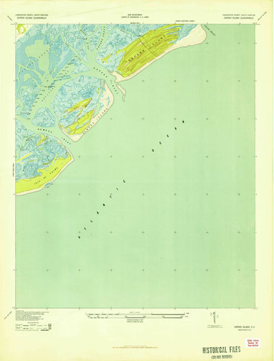 United States Geological Survey Capers Inlet, SC (1943, 24000-Scale) digital map
