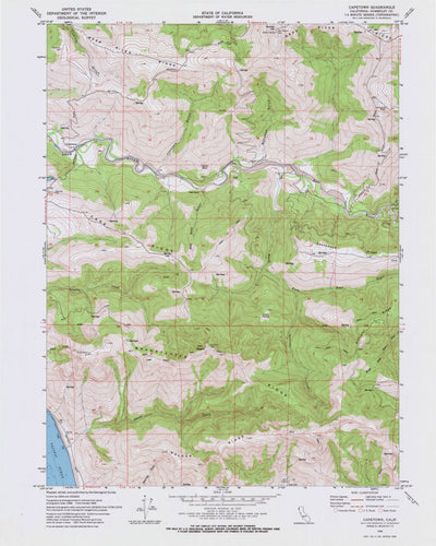 United States Geological Survey Capetown, CA (1969, 24000-Scale) digital map