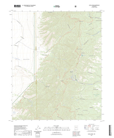 United States Geological Survey Capilla Peak, NM (2023, 24000-Scale) digital map