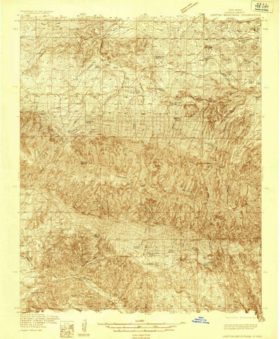 United States Geological Survey Capitan Mountains, NM (1935, 48000-Scale) digital map