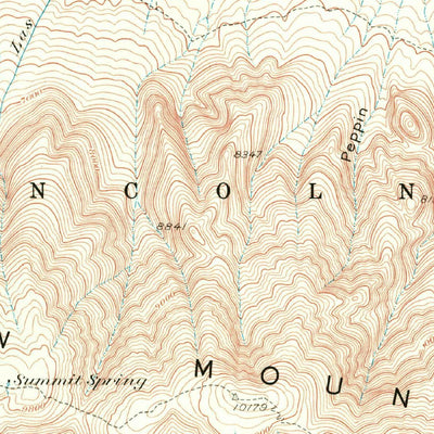 United States Geological Survey Capitan Mountains, NM (1935, 62500-Scale) digital map