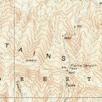 United States Geological Survey Capitan Mountains, NM (1935, 62500-Scale) digital map