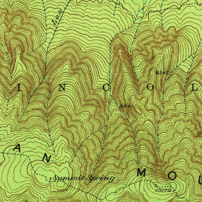 United States Geological Survey Capitan Mountains, NM (1940, 62500-Scale) digital map