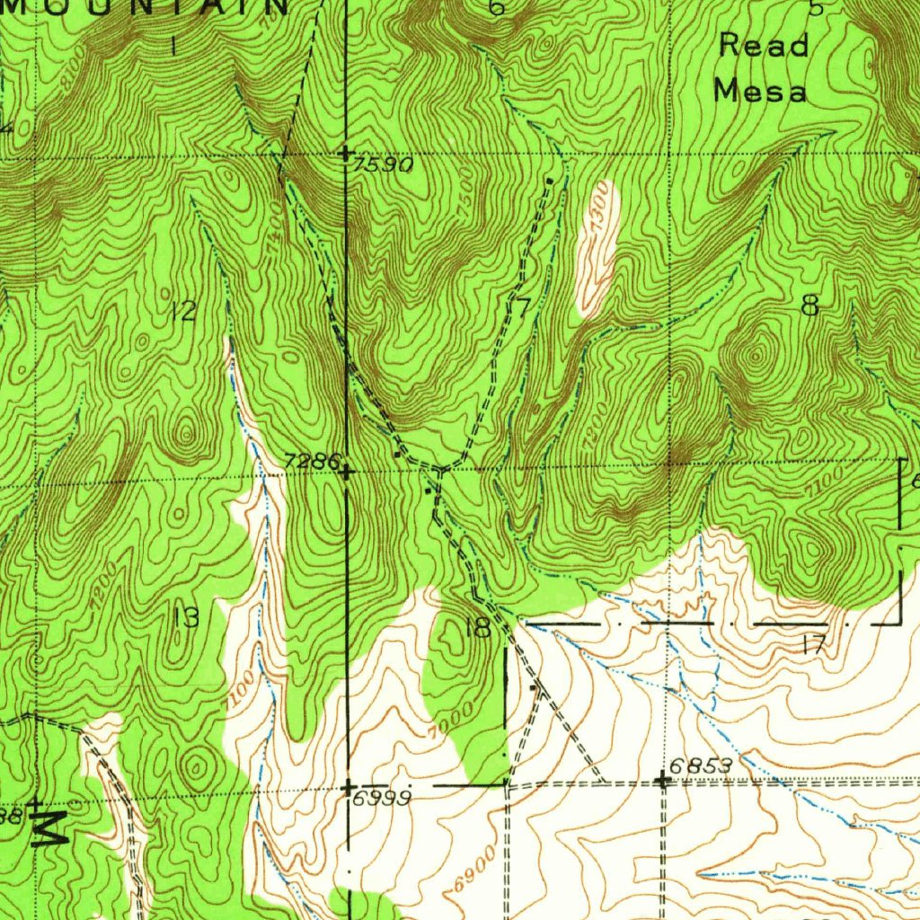 Capitan, NM (1934, 62500-Scale) Map by United States Geological Survey ...