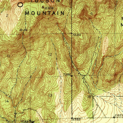 United States Geological Survey Capitan, NM (1937, 62500-Scale) digital map