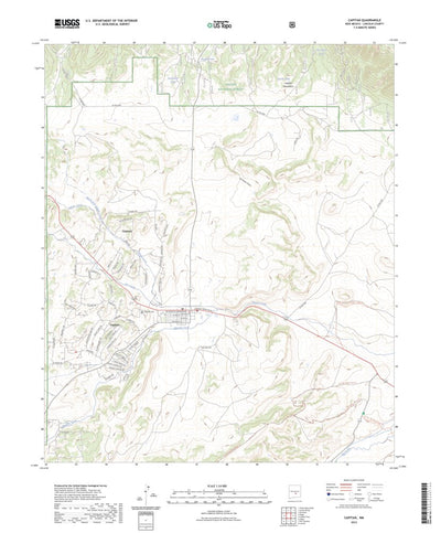 United States Geological Survey Capitan, NM (2023, 24000-Scale) digital map