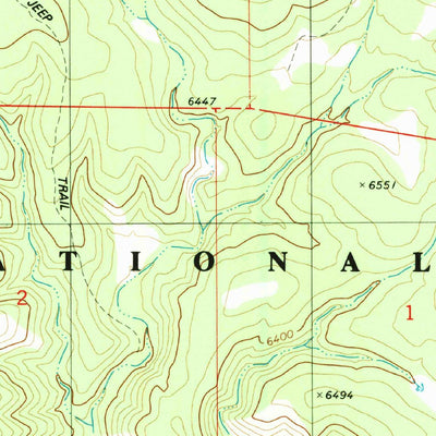 United States Geological Survey Capitan Pass, NM (1981, 24000-Scale) digital map