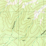 United States Geological Survey Capitan Pass, NM (1981, 24000-Scale) digital map