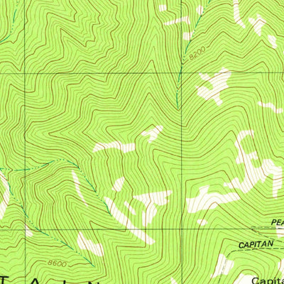 United States Geological Survey Capitan Peak, NM (1981, 24000-Scale) digital map