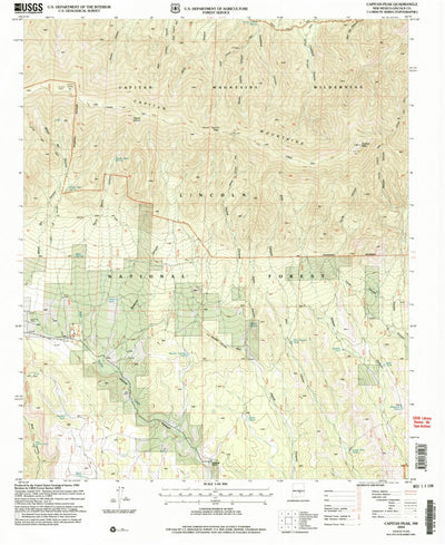 United States Geological Survey Capitan Peak, NM (2004, 24000-Scale) digital map