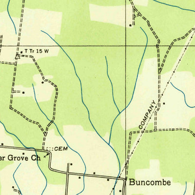 United States Geological Survey Capitol Hill, TN (1936, 24000-Scale) digital map