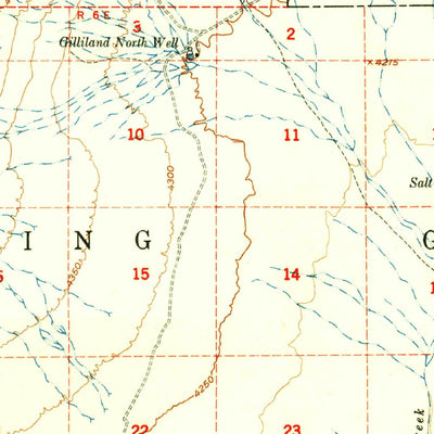 United States Geological Survey Capitol Peak, NM (1947, 62500-Scale) digital map