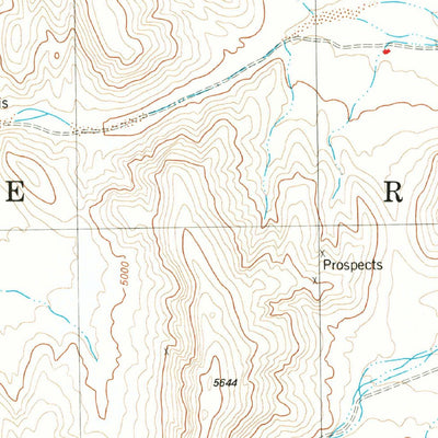 United States Geological Survey Capitol Peak, NM (1981, 24000-Scale) digital map
