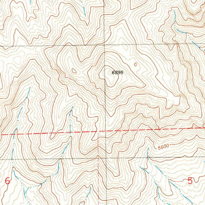 United States Geological Survey Capitol Peak, NM (1981, 24000-Scale) digital map