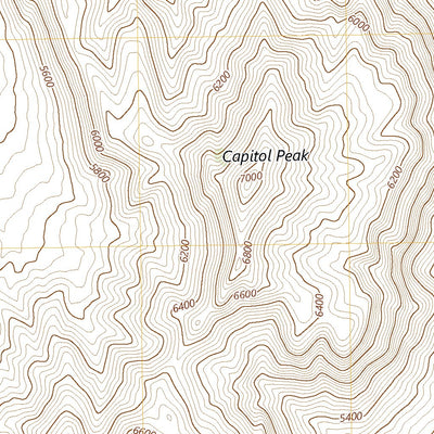 United States Geological Survey Capitol Peak, NM (2023, 24000-Scale) digital map