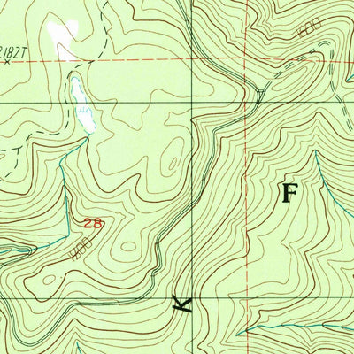 United States Geological Survey Capitol Peak, WA (1986, 24000-Scale) digital map