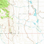 United States Geological Survey Capitol Rock, MT-SD (1980, 24000-Scale) digital map