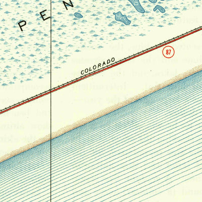 United States Geological Survey Caplen, TX (1933, 31680-Scale) digital map