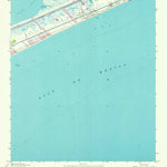 United States Geological Survey Caplen, TX (1954, 24000-Scale) digital map